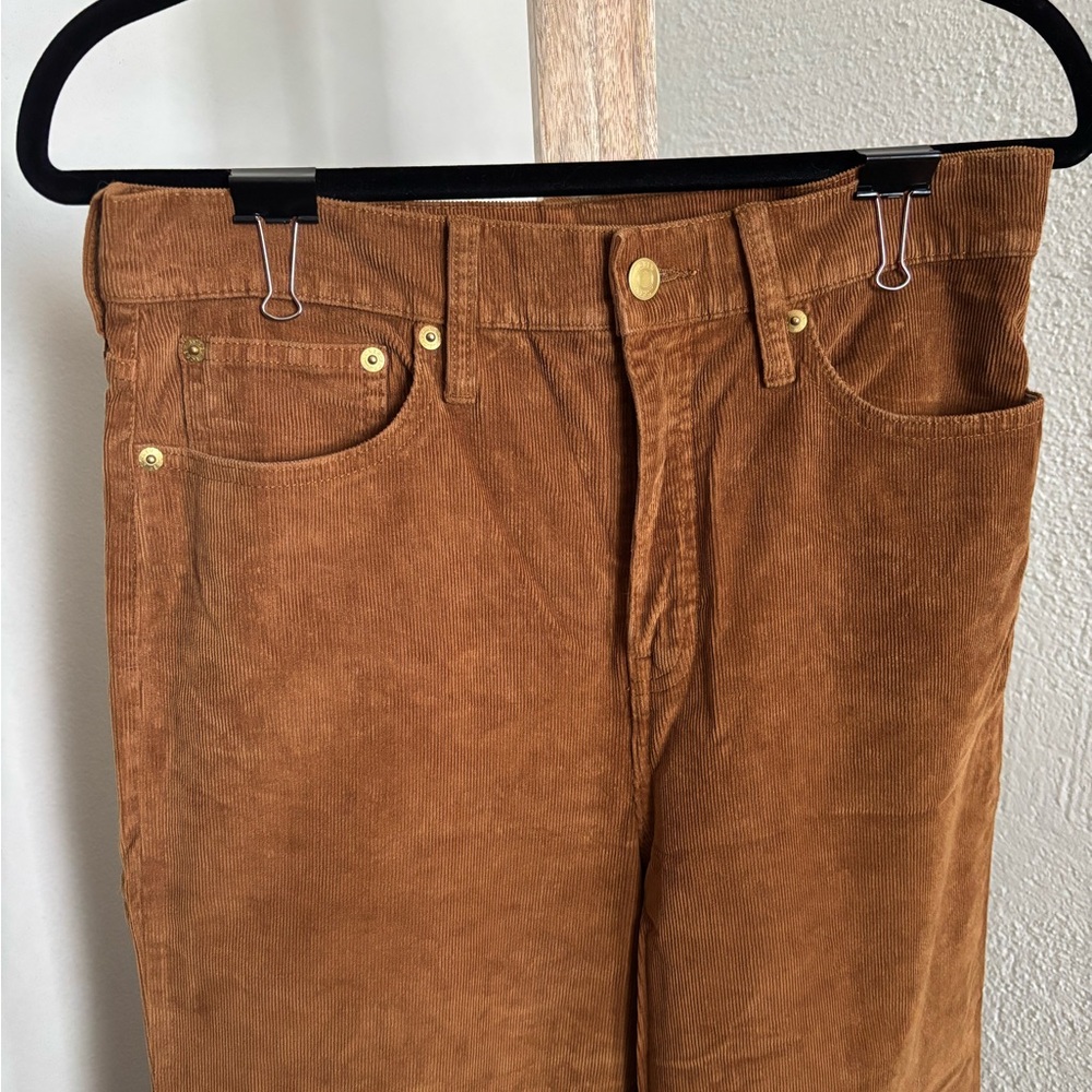 SOLD: J Crew Corduroy Trousers in Size 6 | Wide-Leg Corduroy Pants | 70s
